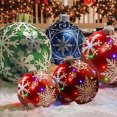 thumbnail image 5 of Bolas de Navidad decoradas con globos, decoración de Año Nuevo para el hogar, bolas de árbol, juguetes, adornos navideños para jardín al aire libre, gigantes, 60 cm, 5 of 5
