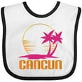 thumbnail image 3 of Inktastic Cancun Mexico Sunset Girls Baby Bib, 3 of 4