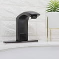 thumbnail image 6 of BWE Oil Rubbed Bronze Touchless Bathroom Faucet Automatic Sensor Hole Cover Plate Hands Free Bathroom Sink Water Tap with Control Box and Temperature Mixer Vanity Faucet Commercial, 6 of 9