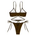 thumbnail image 3 of WILLBEST Traje de Baño Dama conjunto de Bikini de Mujer Tanga Bikini de Dos Piezas Traje de Baño Ajustable Sexy Traje de Baño con Anillo, 3 of 4