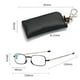thumbnail image 3 of Gafas de lectura plegables, telescópicas y antiazules para personas mayores, unisex, con estuche s202412244598, 3 of 5