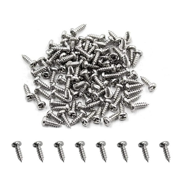 18" Pan Head Sheet Metal Screws 2 x 100 Pack