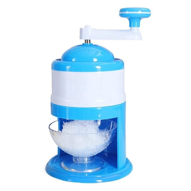 Máquina para hacer hielo raspado a mano, máquina manual para hacer batidos de frutas, minimáquina trituradora de hielo pequeña para el hogar