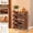 5-Tier, variant on 6-Tier Bamboo Shoe Rack Organizer, Multi-Tier Sturdy Shoe Storage Shelf for Entryway, Closet