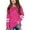 ZA1-1-Hot Pink, variant on Girls Long Sleeve Shirts Kids Girls Casual Crewneck Tunic Tops Long Sleeve Pullover Sweatshirt