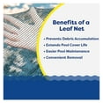 thumbnail image 3 of 24' Round Leaf Net Cover for Above Ground Swimming Pools - Removes Leaves, Sticks, and Small Debris from Your Winter Cover, 3 of 4