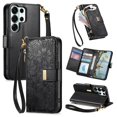 thumbnail image 1 of Funda FOXDOCK cartera de piel sintética para FOXDOCK Samsung Galaxy S26 Ultra – Resistente a golpes, RFID – negro, 1 of 6