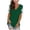 Green, variant on Quinlirra Womens Tops Women's Lace Printing Short Sleeve V-Neck T-Shirt Loose Casual Summer Tee Tops