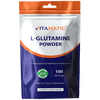 Vitamatic L-Glutamine Powder – 5000 mg per Serving – Unflavored – Non-GMO – GMP Quality – Supports Active Lifestyle, GI Health and Immune Function - 500 Gram