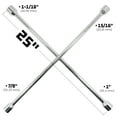 thumbnail image 2 of Powerbuilt 25 Inch Four Way SAE Lug Wrench - 640870, 2 of 5