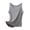 Gray, variant on Staron Summer Camisole for Women Oversized Casual Round Neck Sleeveless Pullover Solid Color Fitted Tank Top, Coffee XL