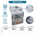 thumbnail image 6 of Octopus Coastal Table Runner 70 Inches, Summer Beach Coral Starfish Blue Ombre Bed Runner Dresser Scarves Tabletop for Indoor Outdoor Parties/Ceremony/Banquet, 13" x 70", 6 of 9