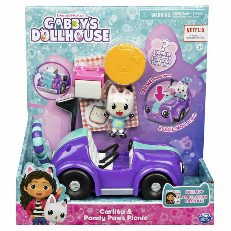 Gabbys Dollhouse Deluxe Figure Set 7 Pack MerCat CatRat Baby Box Cat Pandy  Paws