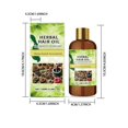 thumbnail image 2 of Aceite Natural para el Crecimiento del Cabello 100ml - Tratamiento Reparador Capilar a Base de Hierbas con Aceites Esenciales para la Prevención de la Caída del Cabello - Suero Nutritivo Profundo, 2 of 7
