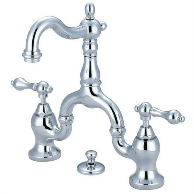 Kingston Brass KS7971AL Robinet de Pont de Lavabo en Laiton, Chrome