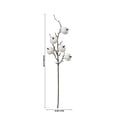 thumbnail image 3 of White Velvet Pumpkin Branch Picks, Artificial Fake Berry Pumpkin Sprigs, Minimalist Decorative Twigs for Fall Thanksgiving, Halloween, Farmhouse Home Border & Vase Decor (24.41*1.97in), 3 of 7