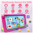 thumbnail image 5 of Tablet Con Funda  Bloosom Niños 8hd 32gb Rosa 3gb Memoria Ram Rosa, 5 of 5