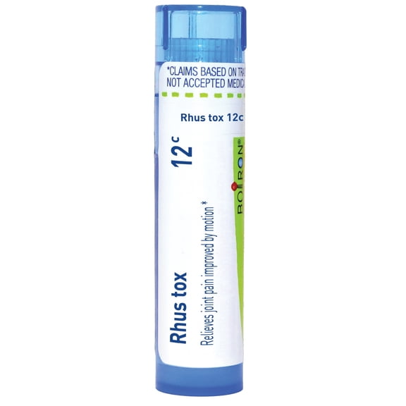Boiron Rhus Tox 12C, Homeopathic Medicine for Joint Pain Improved By Motion, 80 Pellets