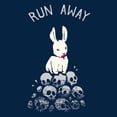 thumbnail image 3 of UGP Campus Apparel Run Away Basic Cotton T-Shirt - Large - Navy Blue, 3 of 6