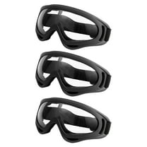 Clear Lens Ski Goggles for Cycling Hiking Windproof Sports Eyewear with -Fog Design Lightweight Comfortable Fit 3PCS