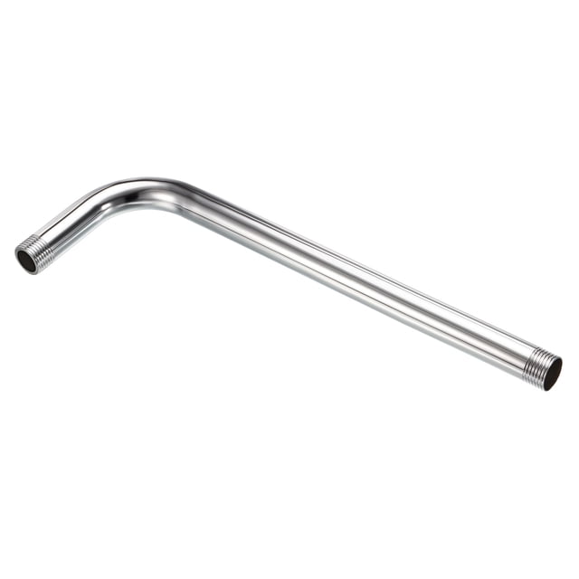 Brazo de ducha con rosca macho Uxcell, tubo de extensión montado en la pared de 12.2"