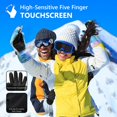 thumbnail image 5 of Guantes de esquí Odtmger impermeables, cálidos y transpirables, unisex, 5 of 5