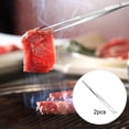 thumbnail image 4 of Clips de cocina 2 uds. Clips de acero inoxidable para alimentos, barra para servir, abrazadera para hornear pan, pinza multiusos para servir alimentos, pinza para Fanmusic Clips de cocina, 4 of 7