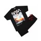 thumbnail image 1 of NASA - Set de Pijama Largo Kennedy para Hombre (Negro, Blanco, Naranja), 1 of 5