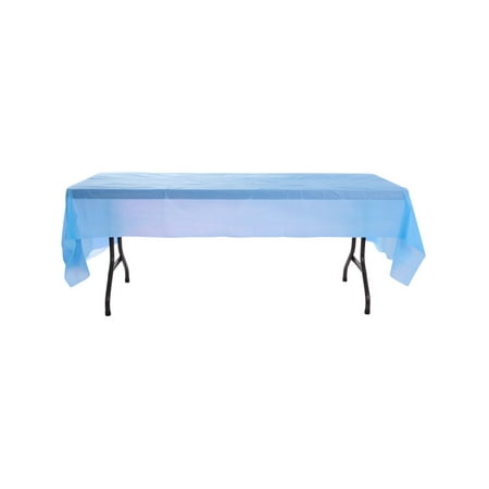 Light Blue Birthday Halloween Party Decoration Plastic Table Cloth Cover