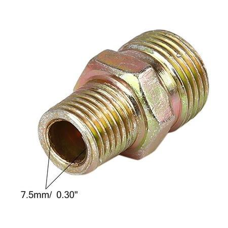 X AUTOHAUX 2pcs 10AN Male To M12 X 1.5mm Male Metric Thread