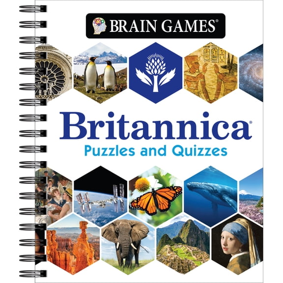 Brain Games - Puzzles and Quizzes Brain Games - Puzzles and Quizzes: Britannica, (Spiral-Bound)