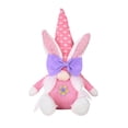 thumbnail image 1 of Muñeca de peluche sin rostro para decoración de Pascua, conejito de lana, 28 x 11 cm, 1 of 3