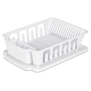 Rubbermaid Large White Antimicrobial Dish Drainer