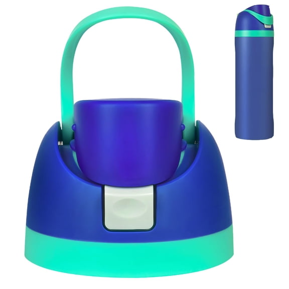 19oz Sport Insulated Water Bottle with Straw, Leak & Spill Proof, Keeps Drinks Cold for 24 Hours, Hot for 12 Hours, Premium Stainless Steel Water Bottles