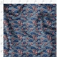 thumbnail image 3 of Soimoi Silky Satin Fabric Material, 1 Yard - 42" Inch Width, Blue - Abstract Print - Soft Shiny Fabric For Dress, Pillowcases, Pajamas, Evening Dress, Diy, 3 of 6