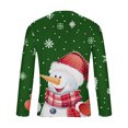 thumbnail image 5 of WXLWZYWL Men's Christmas Sweatshirt Crewneck Trendy Big and Tall Santa Printed Sweatshirts Pullover Tops Party Apparel, 5 of 5