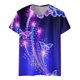 thumbnail image 3 of Gibobby Casual Playera de Manga Corta para Mujer Camiseta manga corta con cuello redondo y estampado moda informal para mujer(Azul,XL), 3 of 4