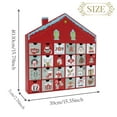 thumbnail image 3 of Valery Madelyn Christmas Advent Calendar House 2024, Vintage Style Christmas Countdown Calendar with 24 Drawers, House Festive Design Perfect for Christmas Ornament Traditions Decor Gifts, 3 of 9
