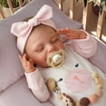 thumbnail image 3 of RSG 17-inch Lifelike Reborn Baby Dolls with Soft Cloth Body Doll Handmade Real Life Baby Dolls with Clothes for Kids Age 3+, 3 of 8
