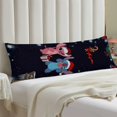 thumbnail image 4 of Funda de almohada de punto navideño, funda de almohada larga de cuerpo entero, almohada de compañero de juegos para niños, cojín de sofá, muebles para el hogar, decoraciones de cama de 20" x 54", 4 of 5