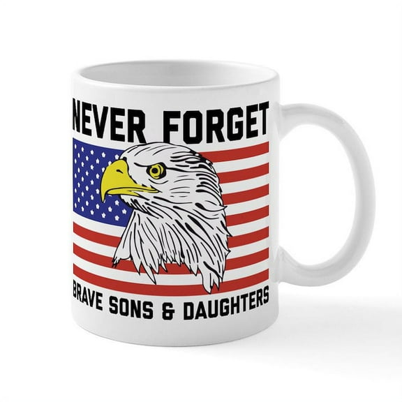 CafePress - Brave Sons And Daughters - 11 oz Ceramic Mug - Novelty Coffee Tea Cup