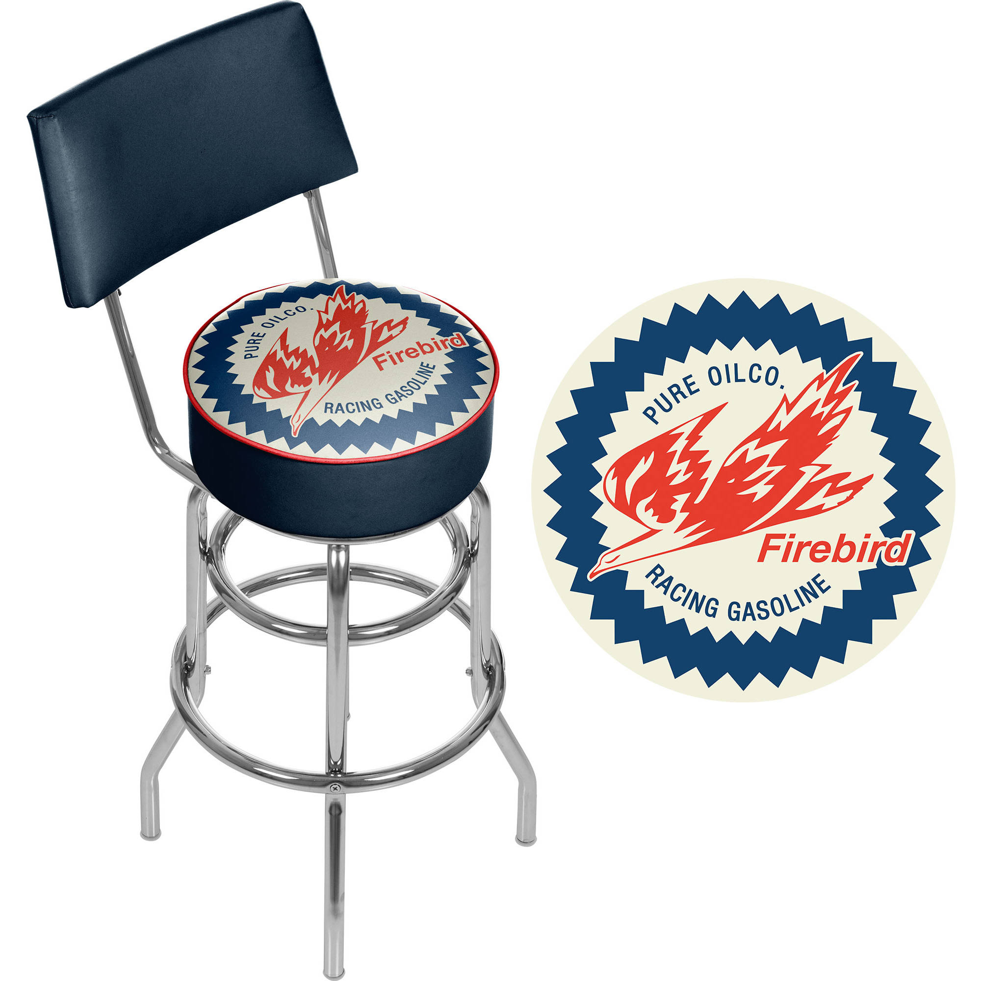 Red Leather Removable Bar Stool Replacement Cushion Round Standard Chair Seat Barstools Home Urbytuscom