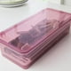 thumbnail image 3 of Advancent Caja de plástico para utensilios, soluciones de almacenamiento que ahorran espacio y fácil acceso, caja de almacenamiento de vajilla Cocina y Comedor Azul, 3 of 6