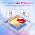thumbnail image 4 of NANNEE Pad 9 Pro 5G Tablet, 11" HD Display, Android 15, 16GB RAM + 1TB ROM, 8800mAh Battery, 48MP+108MP Dual Camera, Unlocked 5G, Purple, 4 of 14