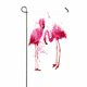 thumbnail image 1 of ABPHQTO Pink Flamingo Splashes Home Outdoor Garden Bandera Casa Banner 30x45 cm, 1 of 1