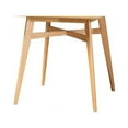 thumbnail image 3 of Mid-Century Modern Natural Oak Finished Wood Counter Height Pub Table, 3 of 3