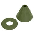 thumbnail image 5 of YAHHU Silicone Coffee Dripper Reusable Cone Filter Holder Green Bracket Set For Travel Camping Office (5.51 inches / 14 cm), 5 of 9