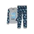 thumbnail image 7 of Jurassic World Boys' Movie Film Park Logo Blue Tight Fit Sleep Pajama Set, 7 of 7