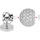 thumbnail image 5 of Lámpara de pared de cristal glamurosa, moderna lámpara de pared de cristal con adornos colgantes para un ambiente llamativo, ideal para dormitorio, sala de estar, pasillo (plateada), 5 of 5