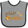 thumbnail image 3 of Inktastic Gobble Gobble Thanksgiving Boys or Girls Baby Bib, 3 of 4